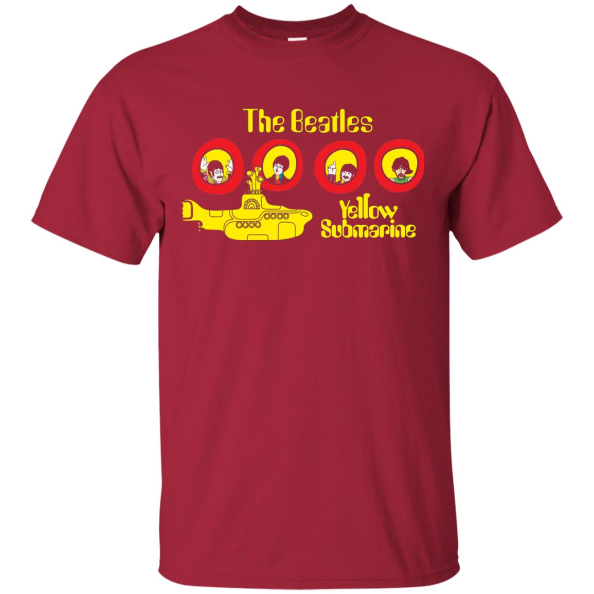 The Beatles Yellow Submarine T-shirt Cardinal