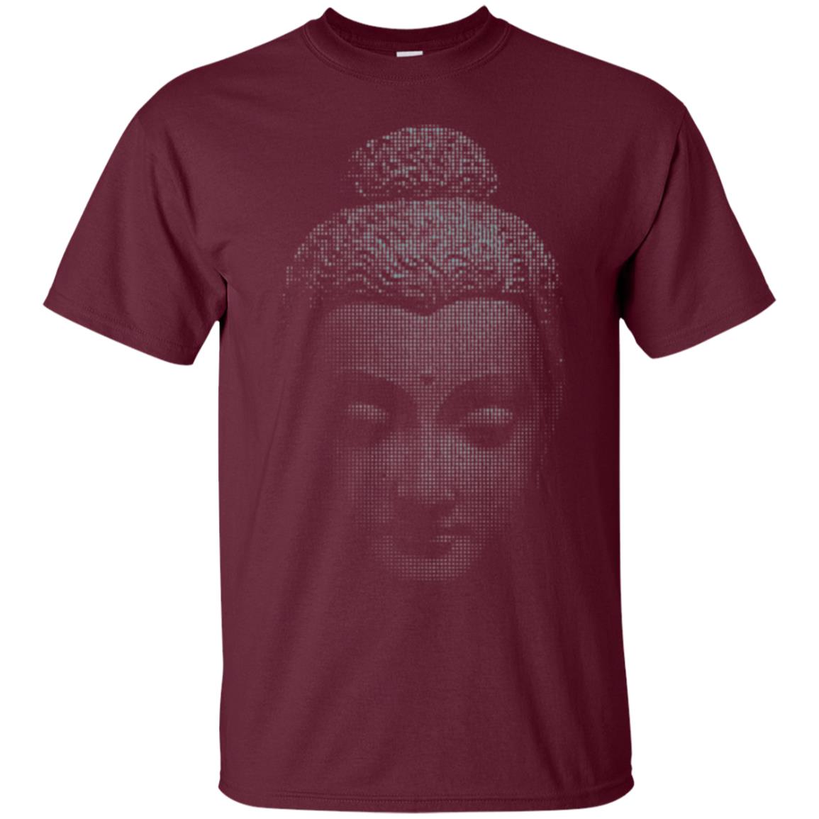 Buddha T-shirt Buddhist Gautama Art Buddhism Maroon