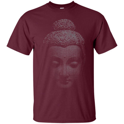 Buddha T-shirt Buddhist Gautama Art Buddhism Maroon