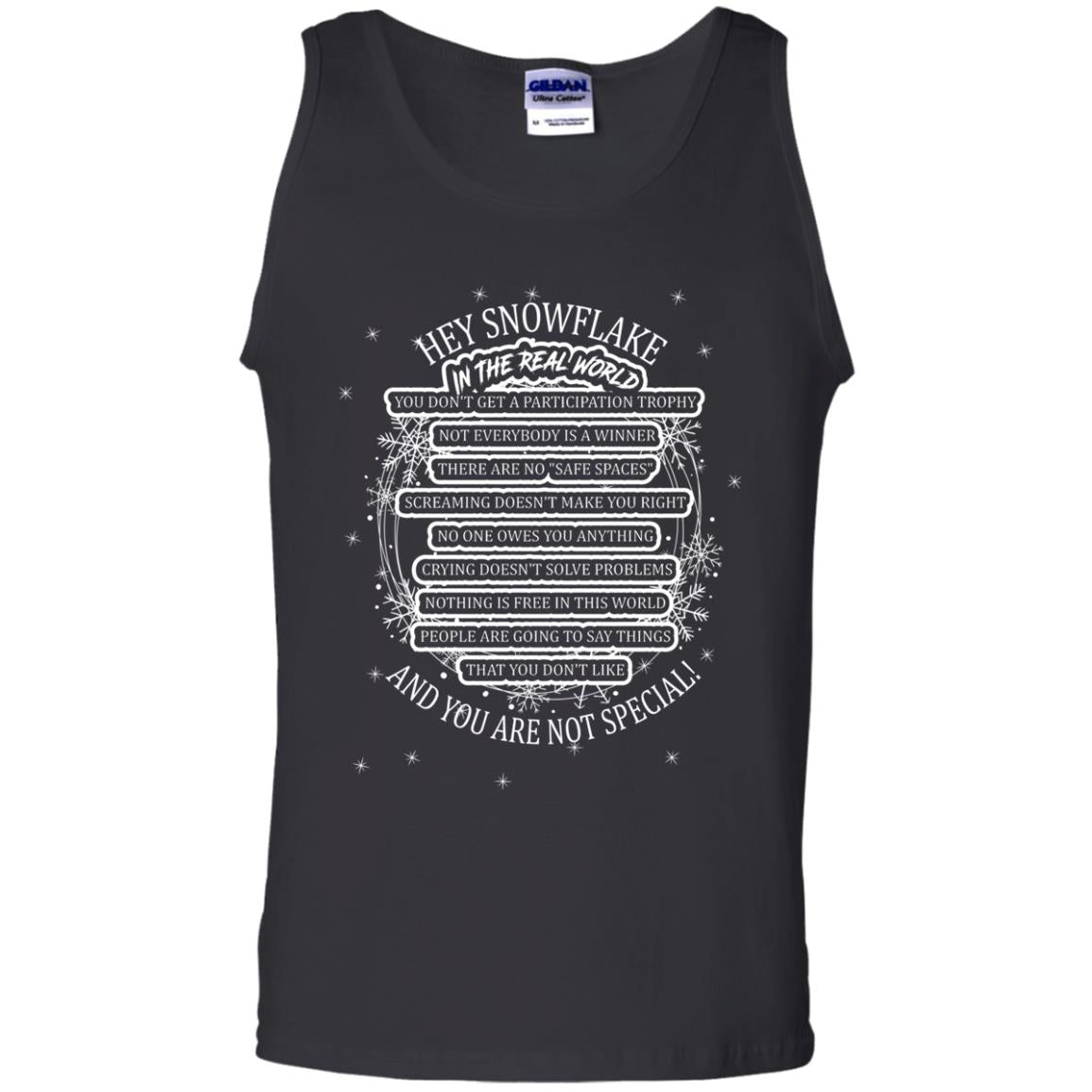 Hey Snowflake In The Real World You Don_t Get A Participation Trophy Military T-shirt Black
