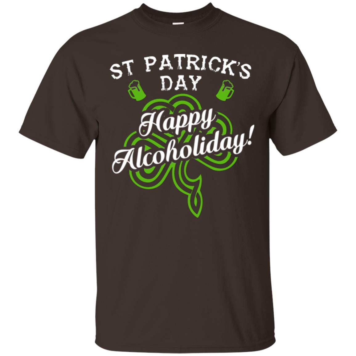 St. Patrick's Day T-shirt Happy Alcoholiday Dark Chocolate
