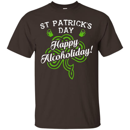 St. Patrick's Day T-shirt Happy Alcoholiday Dark Chocolate