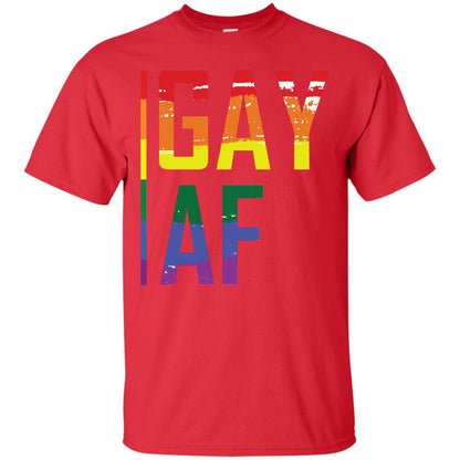 Gay Af Lgbt Pride Month 2018 Shirt Red