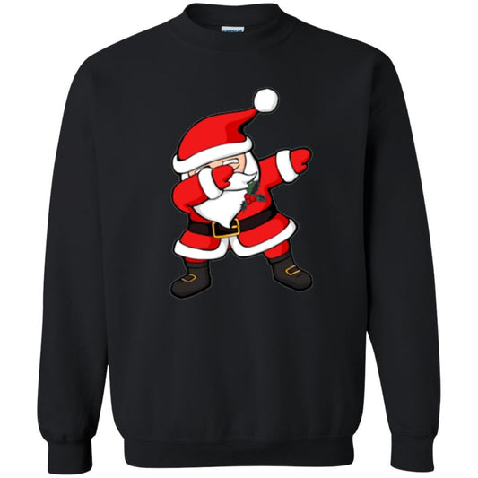 Christmas T-shirt Dabbing Santa Claus Christmas Dab Novelty Black