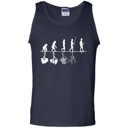 Evolution Tree Of Human Life Thinking Save Environment Shirt Navy