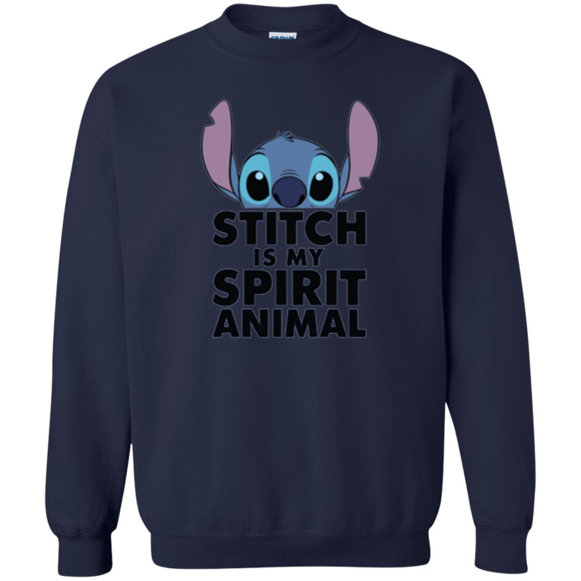 Disney Stitch Is My Spirit Animal T-shirt Navy