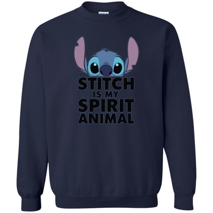 Disney Stitch Is My Spirit Animal T-shirt Navy