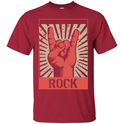 Vintage Rock Concert Band Poster 70s 80s Retro T-shirt Cardinal