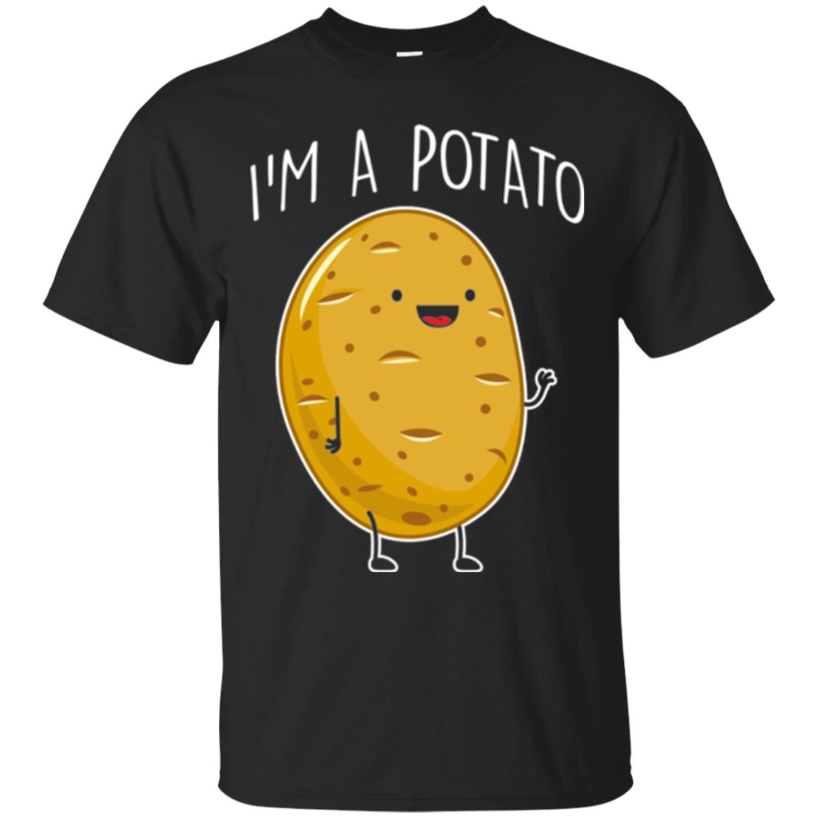 I Am Potato T-shirt Black