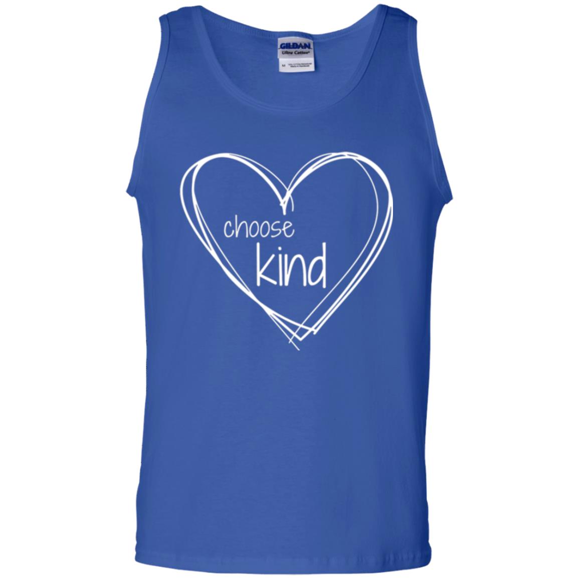 Anti-bullying T-shirt Choose Kind In White Heart Royal