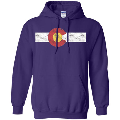 Colorado State Flag T-shirt Patriotic Colorado Day Purple