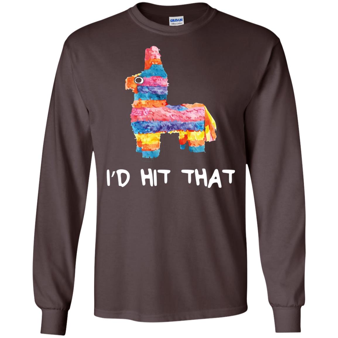 Cinco De Mayo Party Shirt Id Hit That Pinata Dark Chocolate