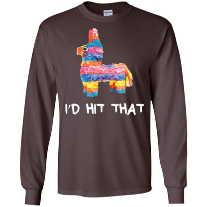 Cinco De Mayo Party Shirt Id Hit That Pinata Dark Chocolate