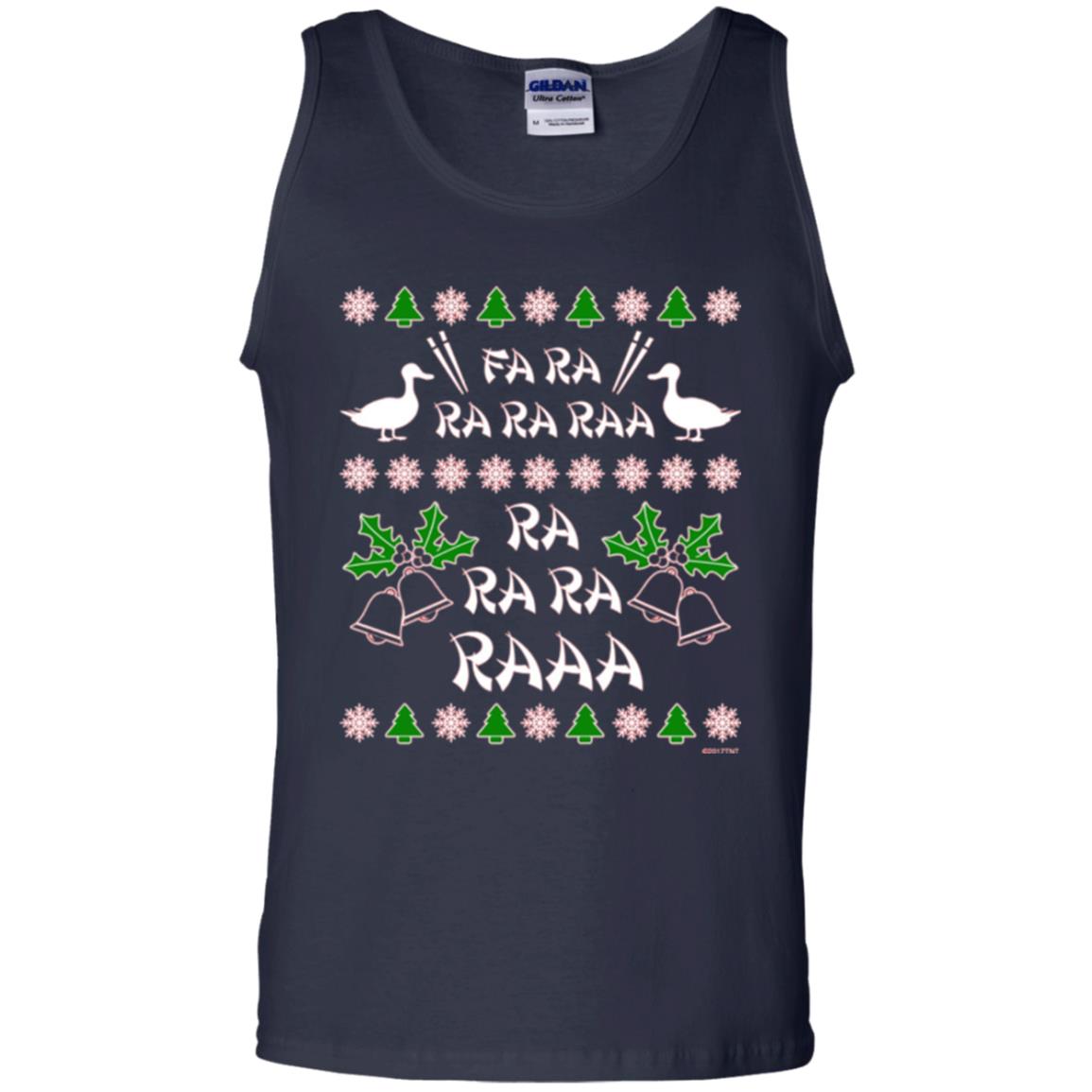 Christmas T-shirt Fa Ra Ra Chinese Duck Dinner Navy