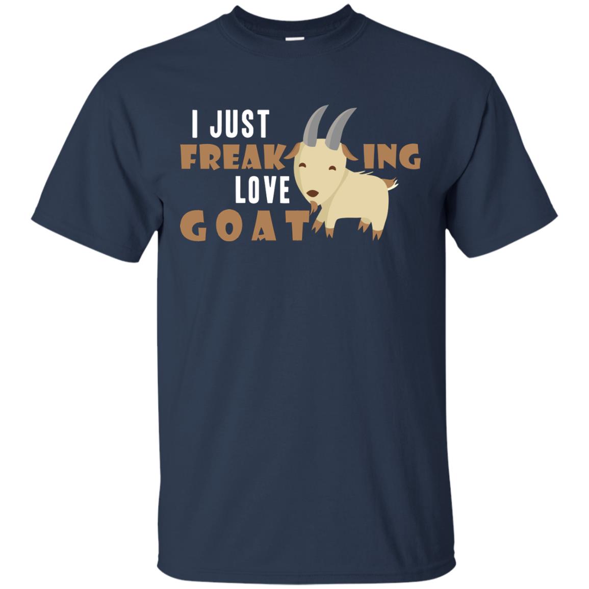 I Just Freaking Love Goat Shirt Navy