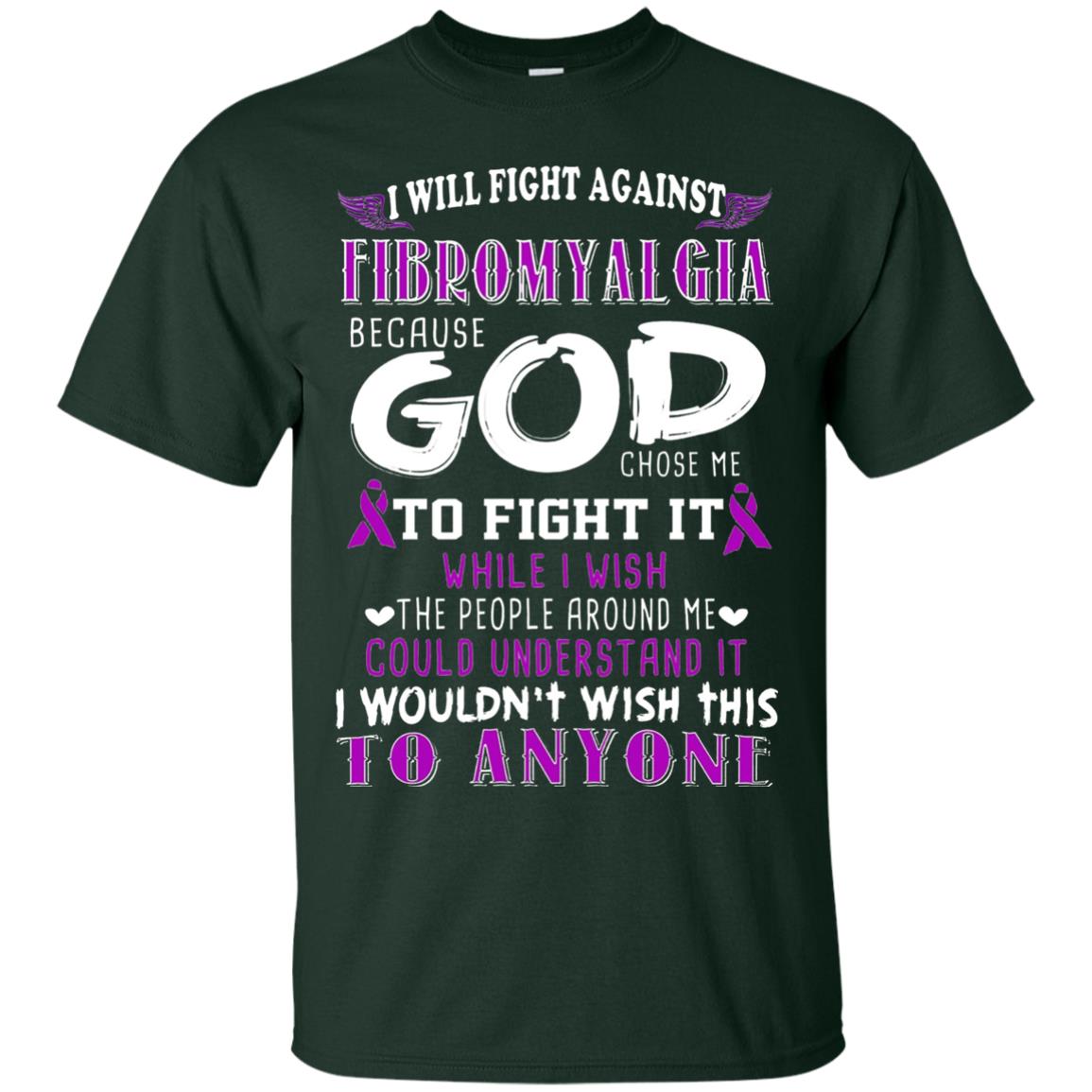 Fibromyalgia Awareness Shirt I Will Fight Against Fibromyalgia Forest