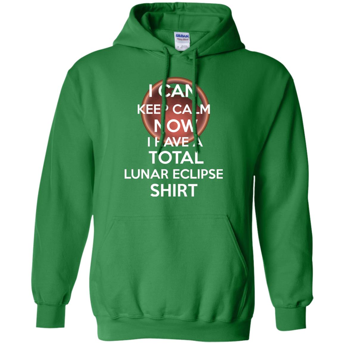 Lunar Eclipse 2018 Shirt Blood Moon Keep Calm Now T-shirt Irish Green
