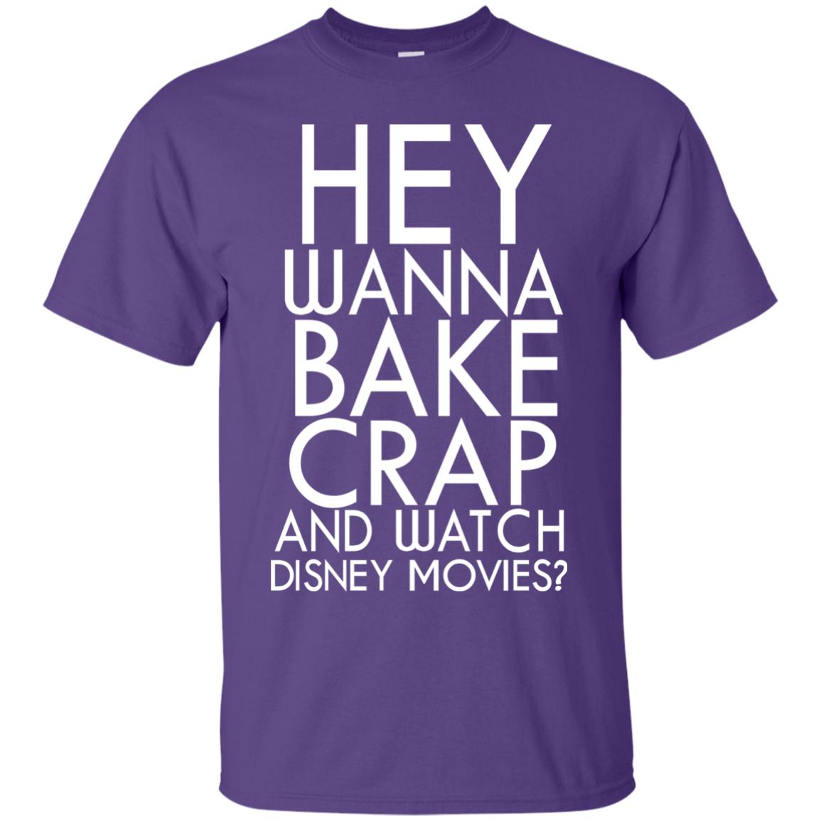 Hey Wanna Bake Crap And Wacth Disney Movie Purple