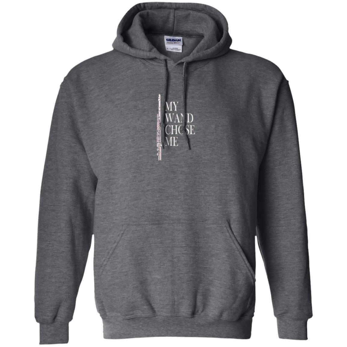 Flute Lover T-shirt My Wand Chose Me Dark Heather