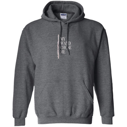 Flute Lover T-shirt My Wand Chose Me Dark Heather