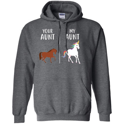 Unicorn T-shirt Your Aunt My Aunt Dark Heather
