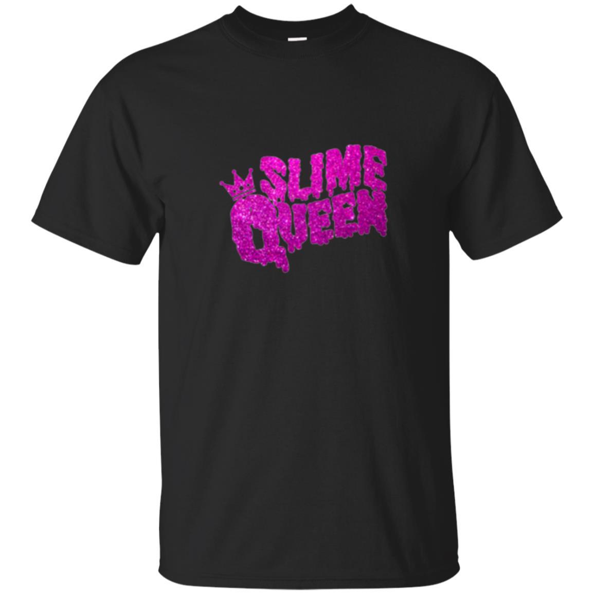 Slime Lover T-shirt Diy Slime Queen Purple Metallic Black