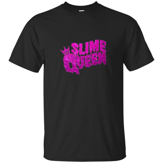 Slime Lover T-shirt Diy Slime Queen Purple Metallic Black