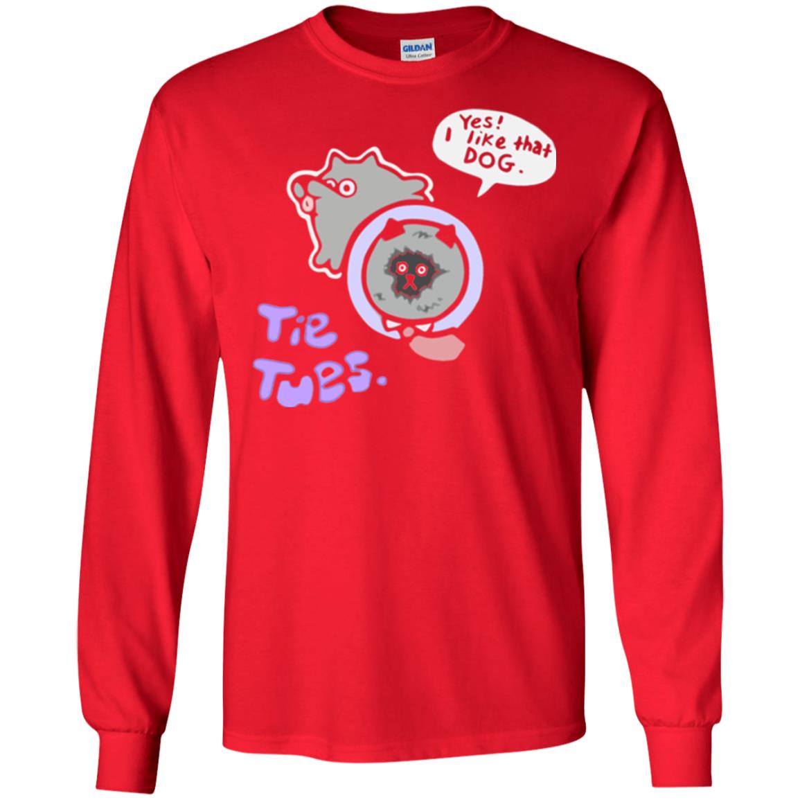 Yes I Like That Dog Tietuesday Dog Lover T-shirt Red