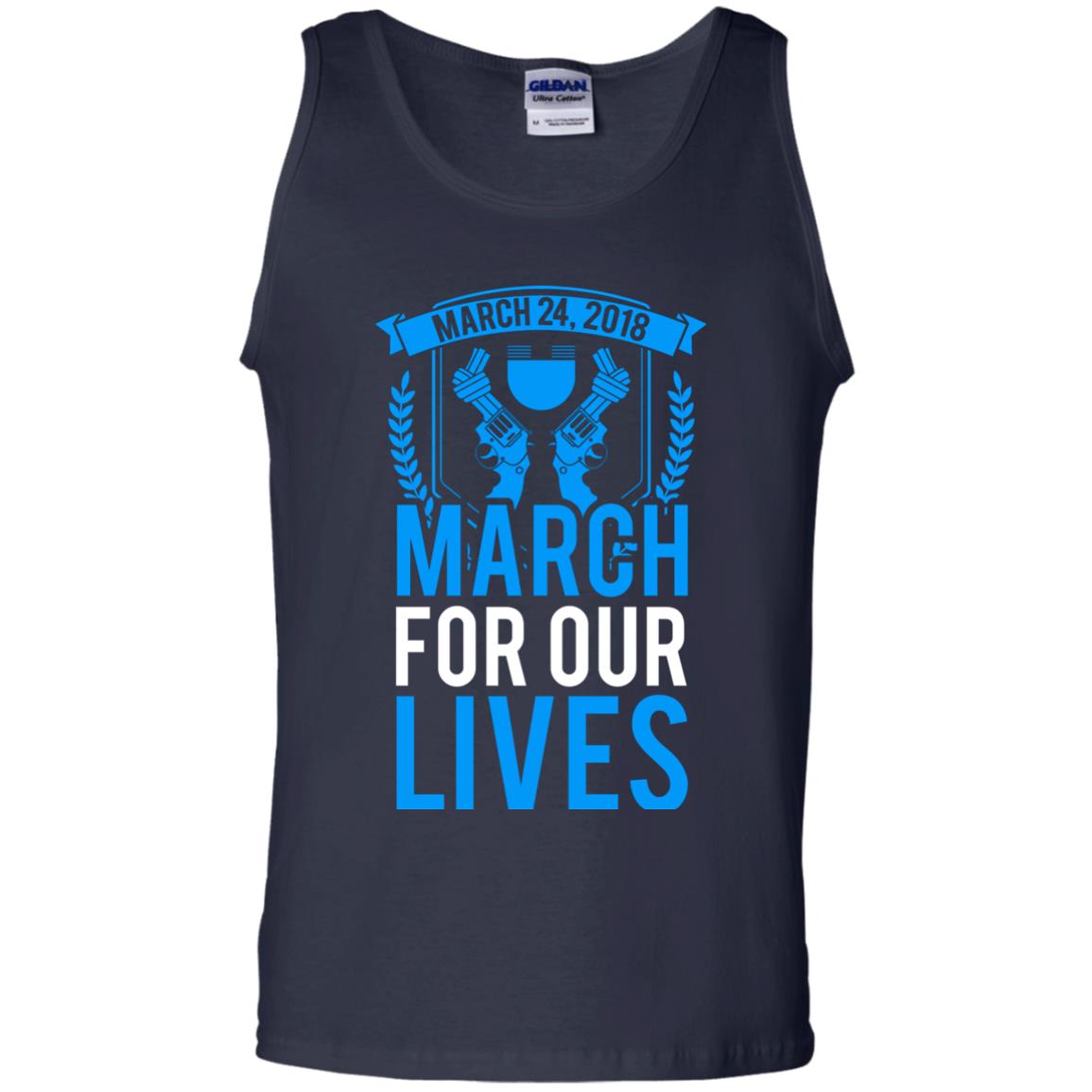 Anti Gun T-shirt March For Our Lives March 24 2018 Navy