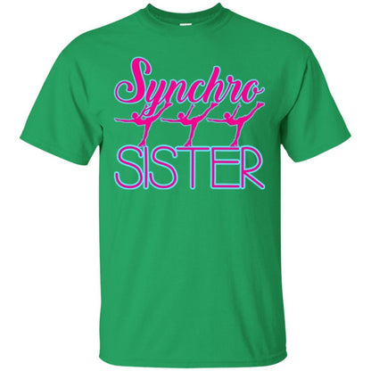 Synchronized Skating T-shirt Synchro Sister Irish Green