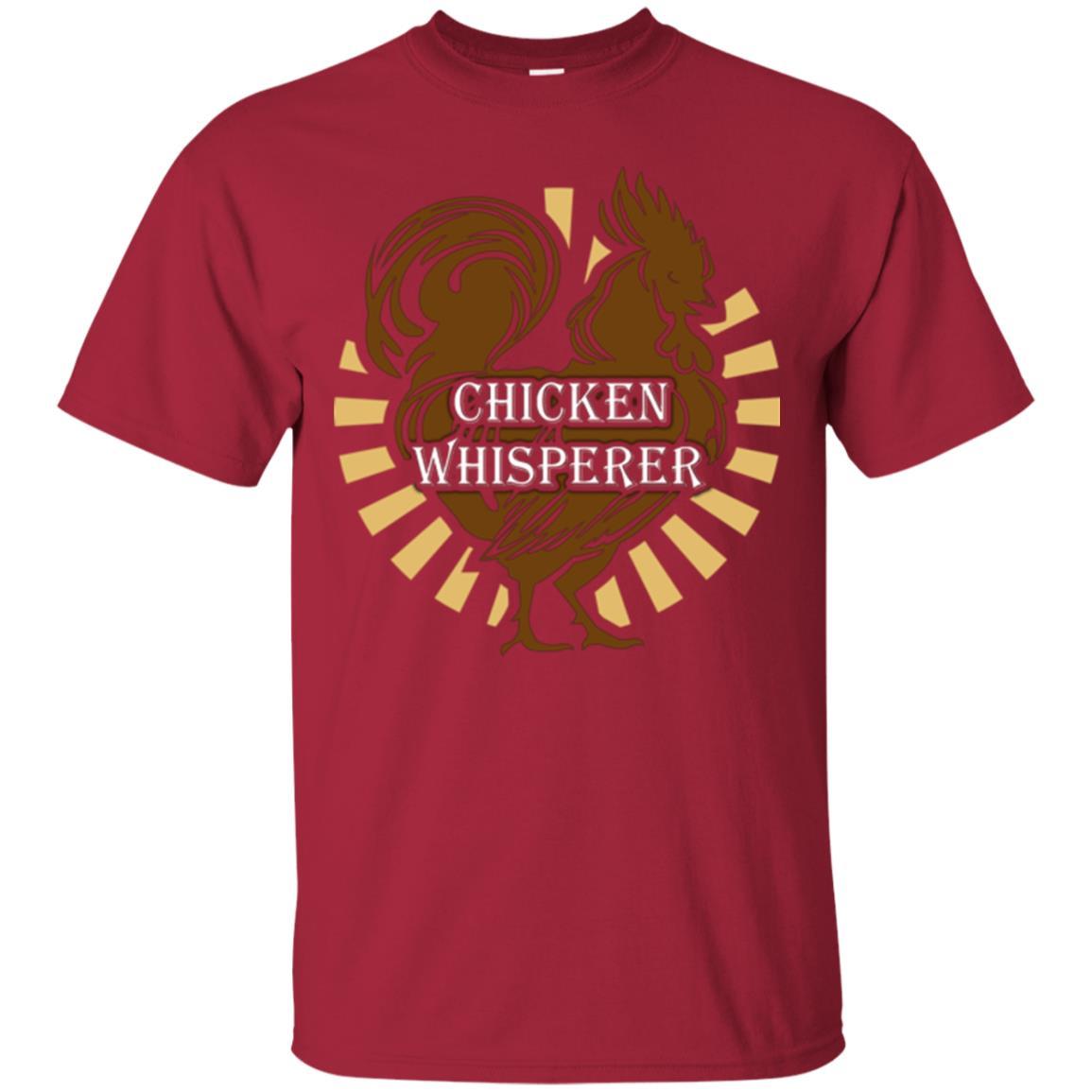 Farmer T-shirt Chicken Whisperer Cardinal