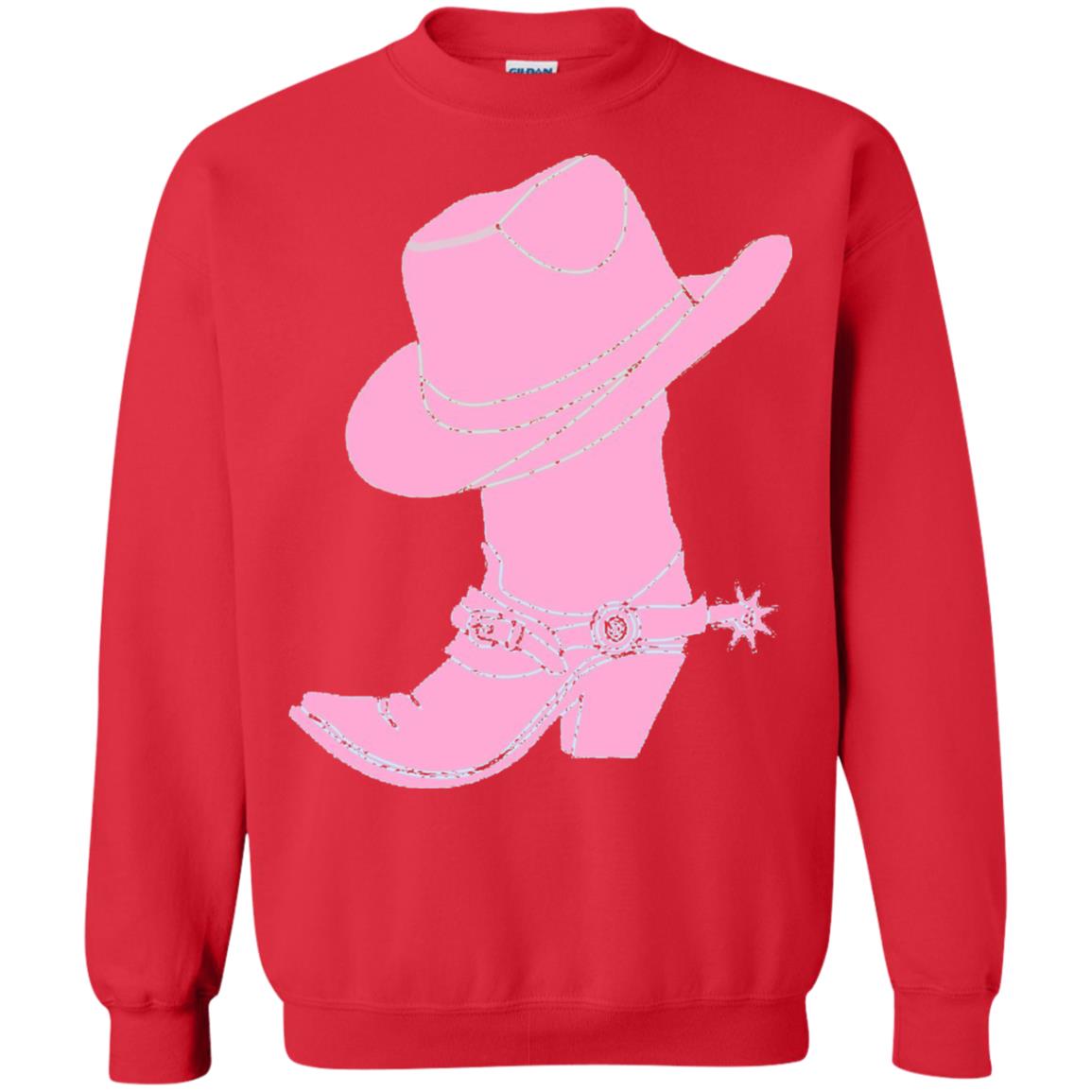 Cowgirl Boots Western Wear T-shirt Red