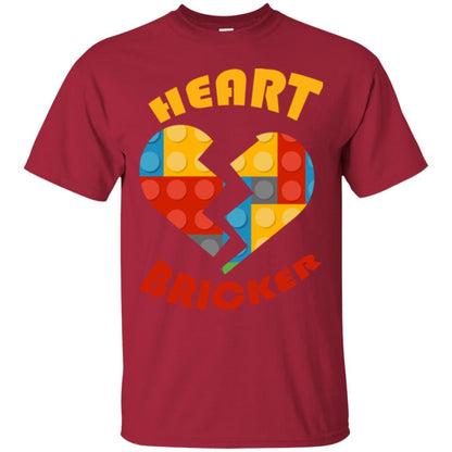 Heart Bricker Shirt Cardinal