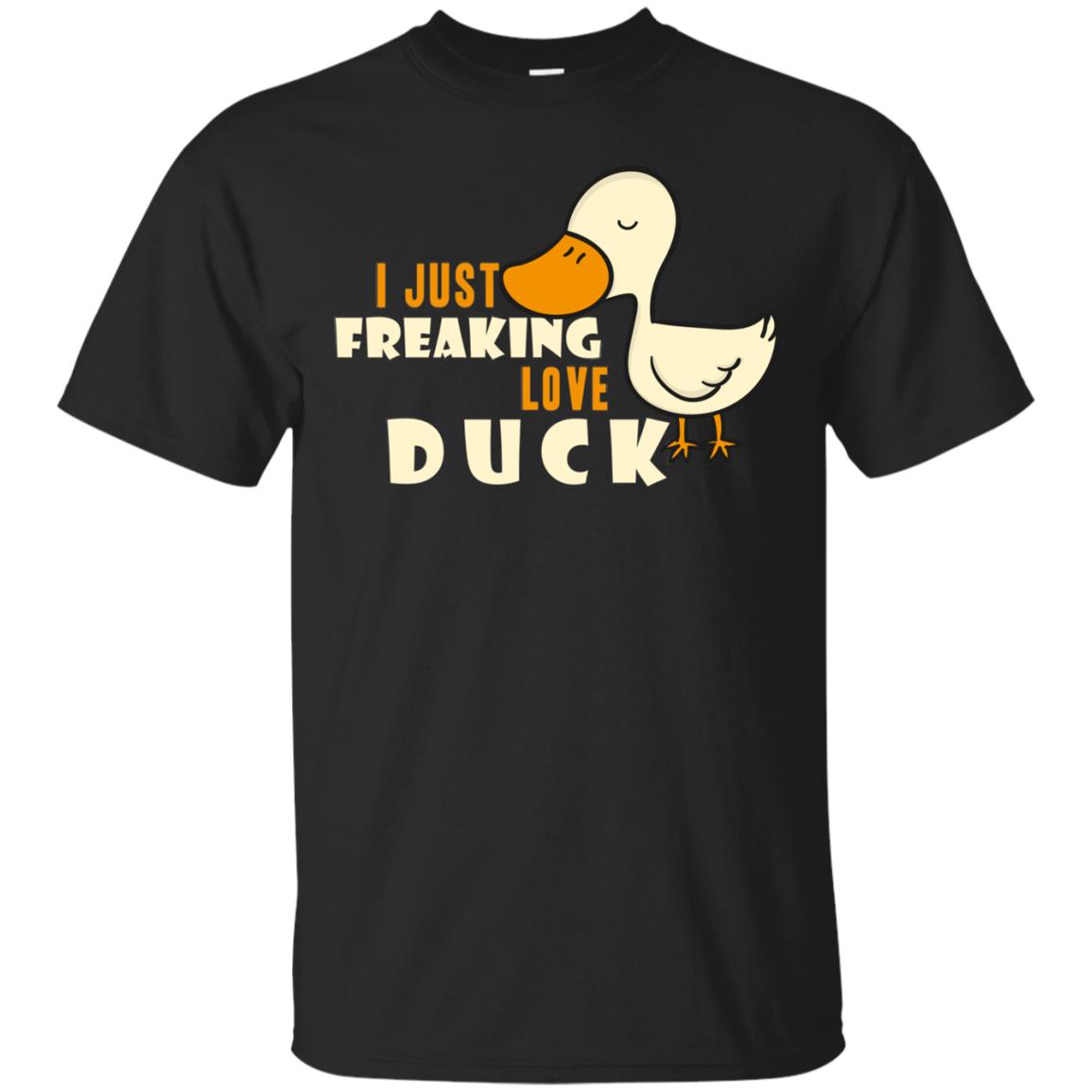 I Just Freaking Love Duck Shirt Black