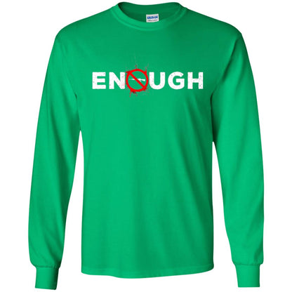 Enough - Gun Control Anti-gun T-shirt Irish Green