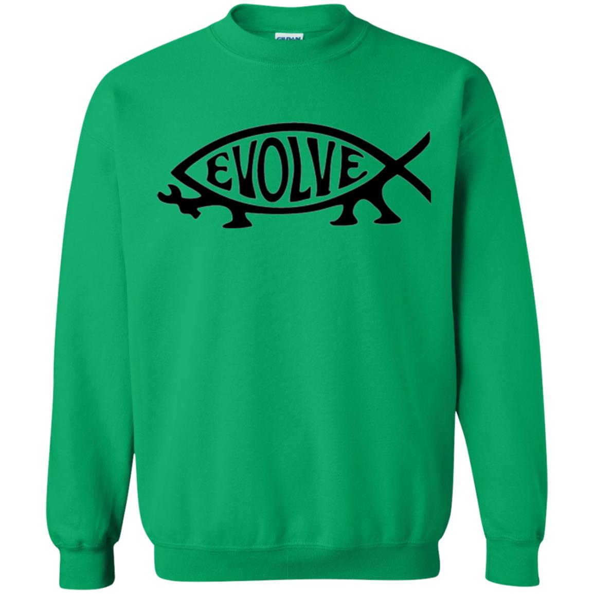 Darwin Evolution Evolve T-shirt Irish Green