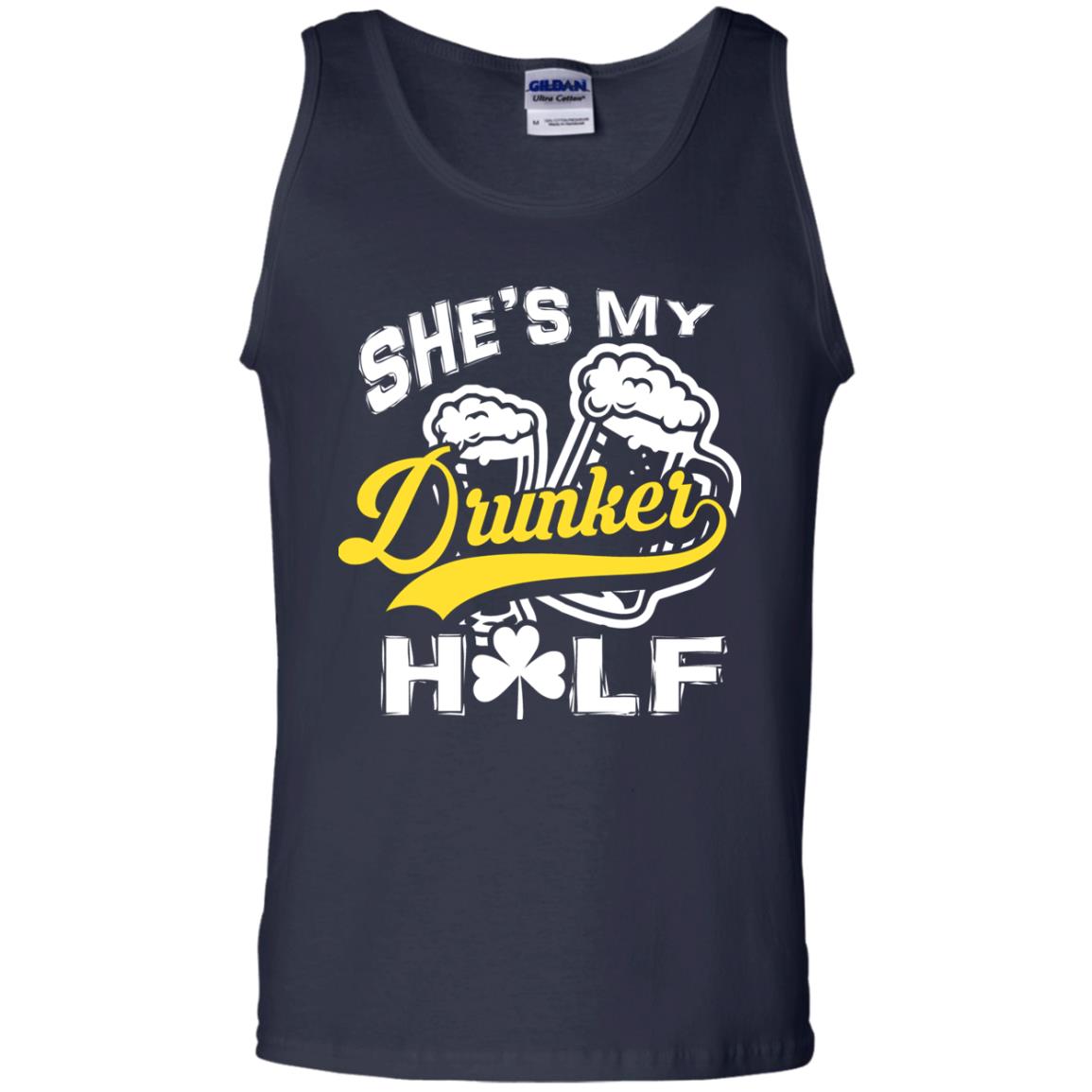 She_s My Drunker Half Saint Patrick_s Day T-shirt Navy