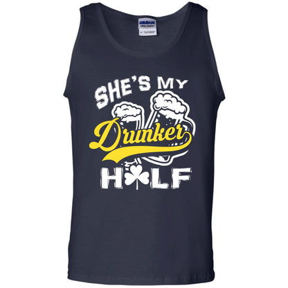 She_s My Drunker Half Saint Patrick_s Day T-shirt Navy