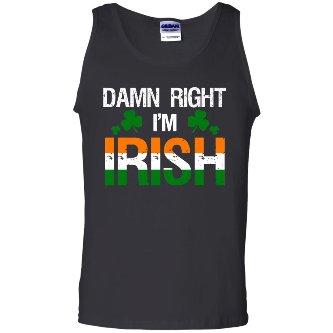 Damn Right I_m Irish Shirt Black