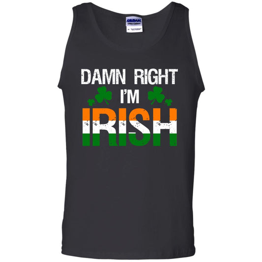 Damn Right I_m Irish Shirt Black