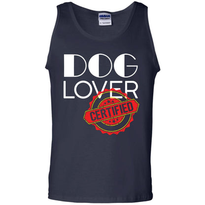Dog Lover T-shirt Certified Navy