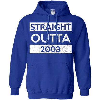 Brithday T-shirt Straight Outta 2003 Royal