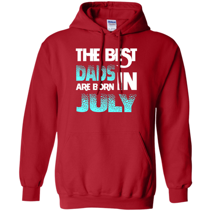 Daddy T-shirt The Best Dads Are Born In July Red