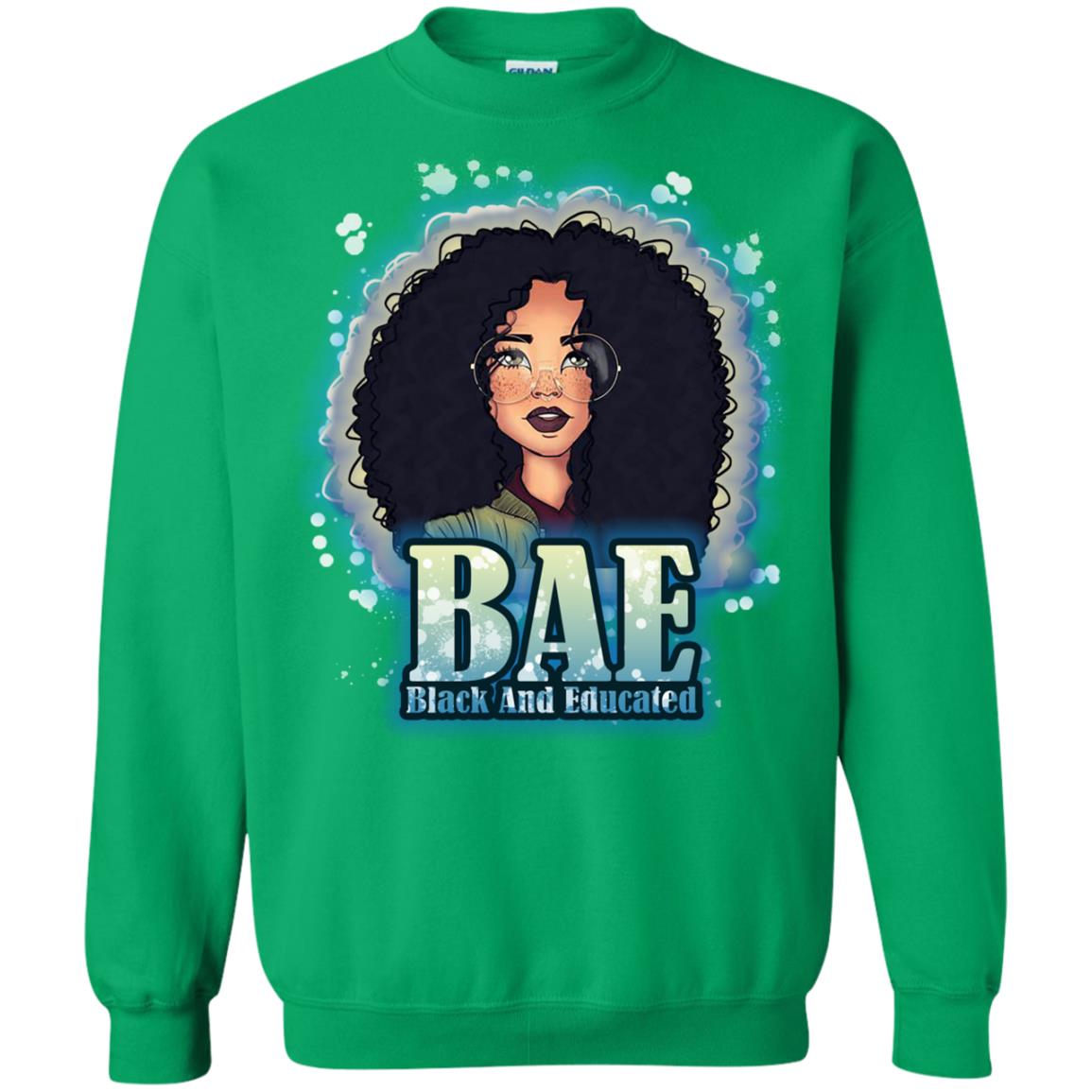 Bae Shirt Black And Educated Irish Green