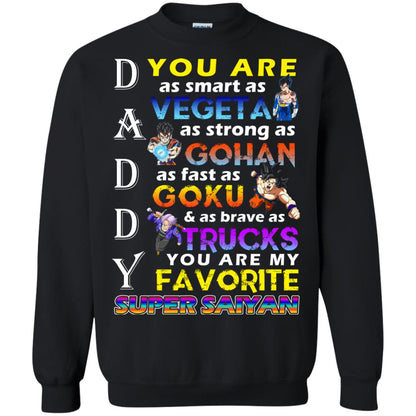 You Are As Smart As Vegeta Daddy T-shirt Black