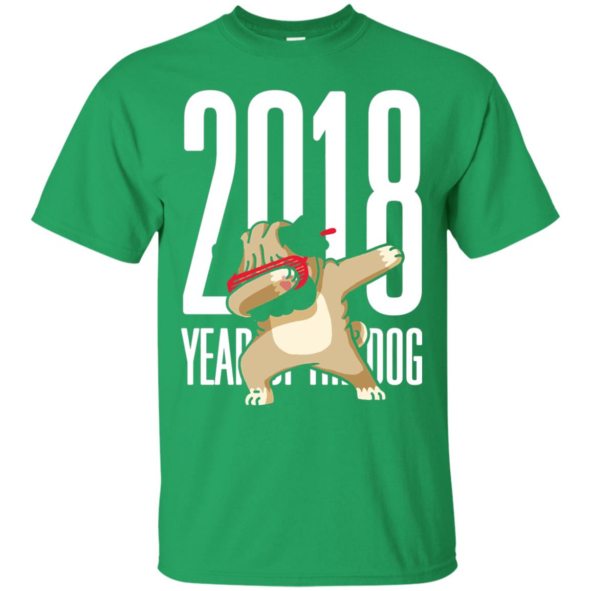 Dog Lover T-shirt 2018 Year Of The Dog Irish Green