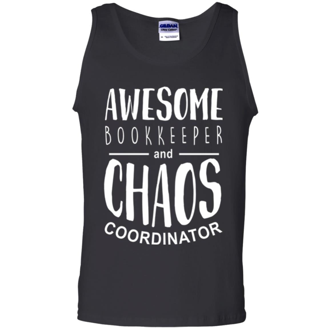 Bookeeper T-shirt Awesome Bookkeeper And Chaos Coordinator Black