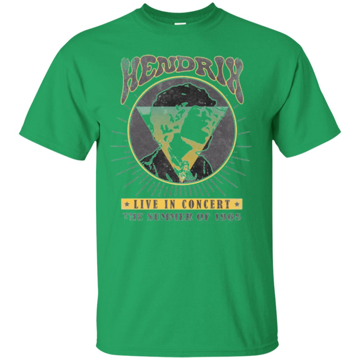 Vintage Concert T-shirt Jimi Hendrix Irish Green