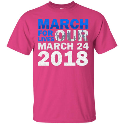 March For Lives March 24 2018 Gun Control T-shirt Heliconia