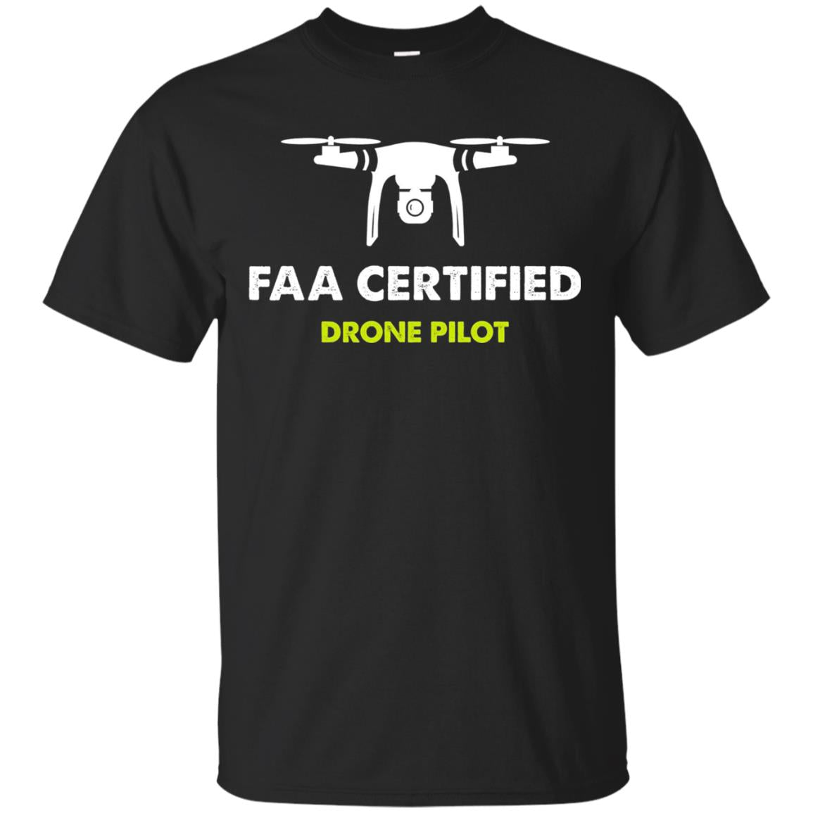 Faa Certified Drone Pilot T-shirt Black